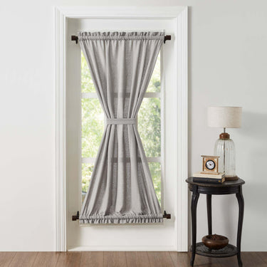 Burlap Dove Grey Door Panel 72x40 VHC Brands - The Fox Decor